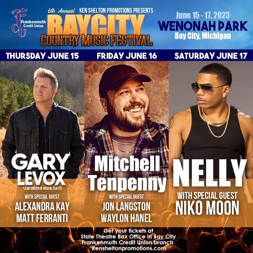 Bay City Country Music Festival Lineup 2024 Artists